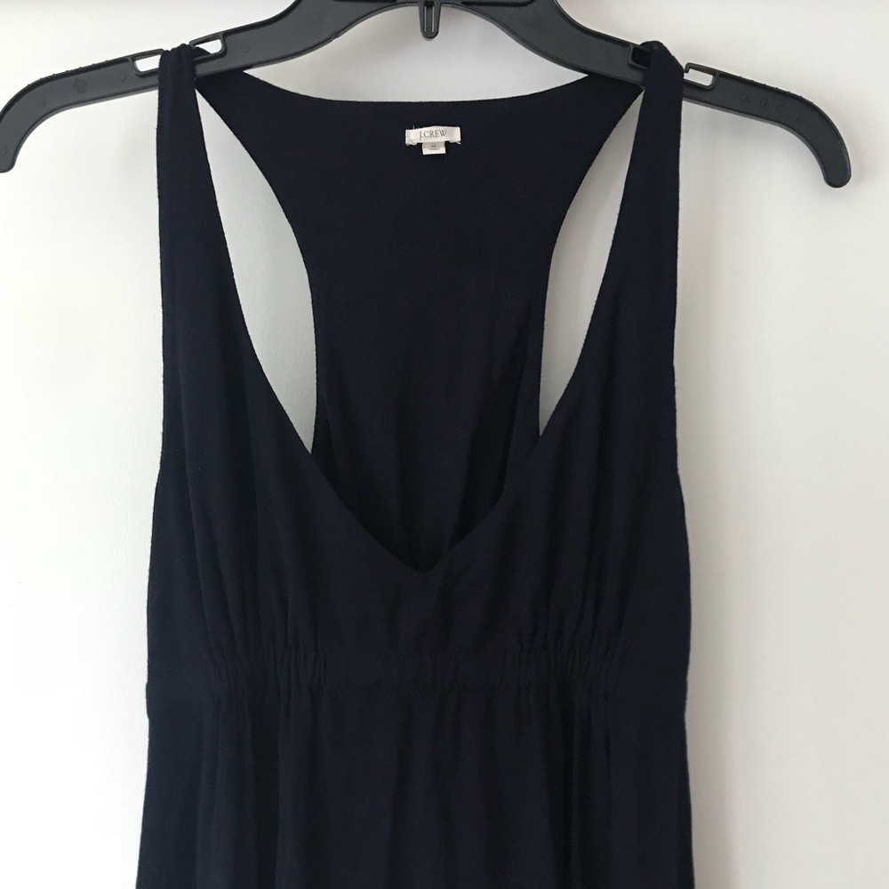 Jcrew Cotton Deep V Neck Dress